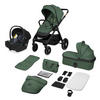 KINDERWAGENSET LO-Layla 3in1  - Grün, Basics (94/62/115cm) - Lionelo