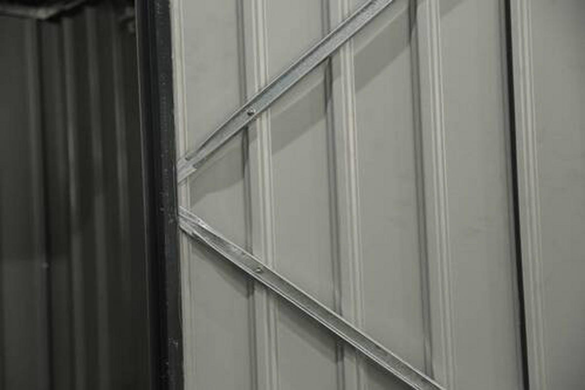 MÜLLTONNENBOX - Dunkelgrau, Basics, Metall (172/131/100cm) - Ambia Garden
