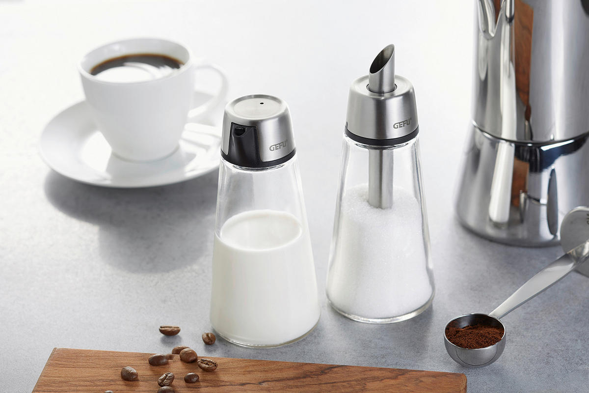 BOCA ZA OCAT/ULJE BRUNCH  - srebrne boje/prozirno, Konvencionalno, staklo/metal (6,7/15cm) - Gefu