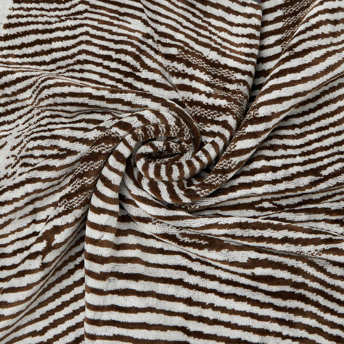 HANDTUCH STRIPES Braun  - Braun, Basics, Textil (60/100cm) - Diesel