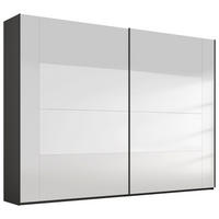 SCHWEBETÜRENSCHRANK 271/223/68 cm 2-türig Graphitfarben  - Graphitfarben, Design, Glas/Holzwerkstoff (271/223/68cm) - Xora