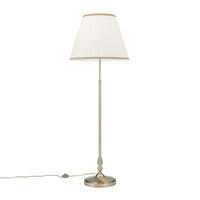 STEHLEUCHTE Tonia 56/154 cm   - Beige/Bronzefarben, LIFESTYLE, Textil/Metall (56/154cm)