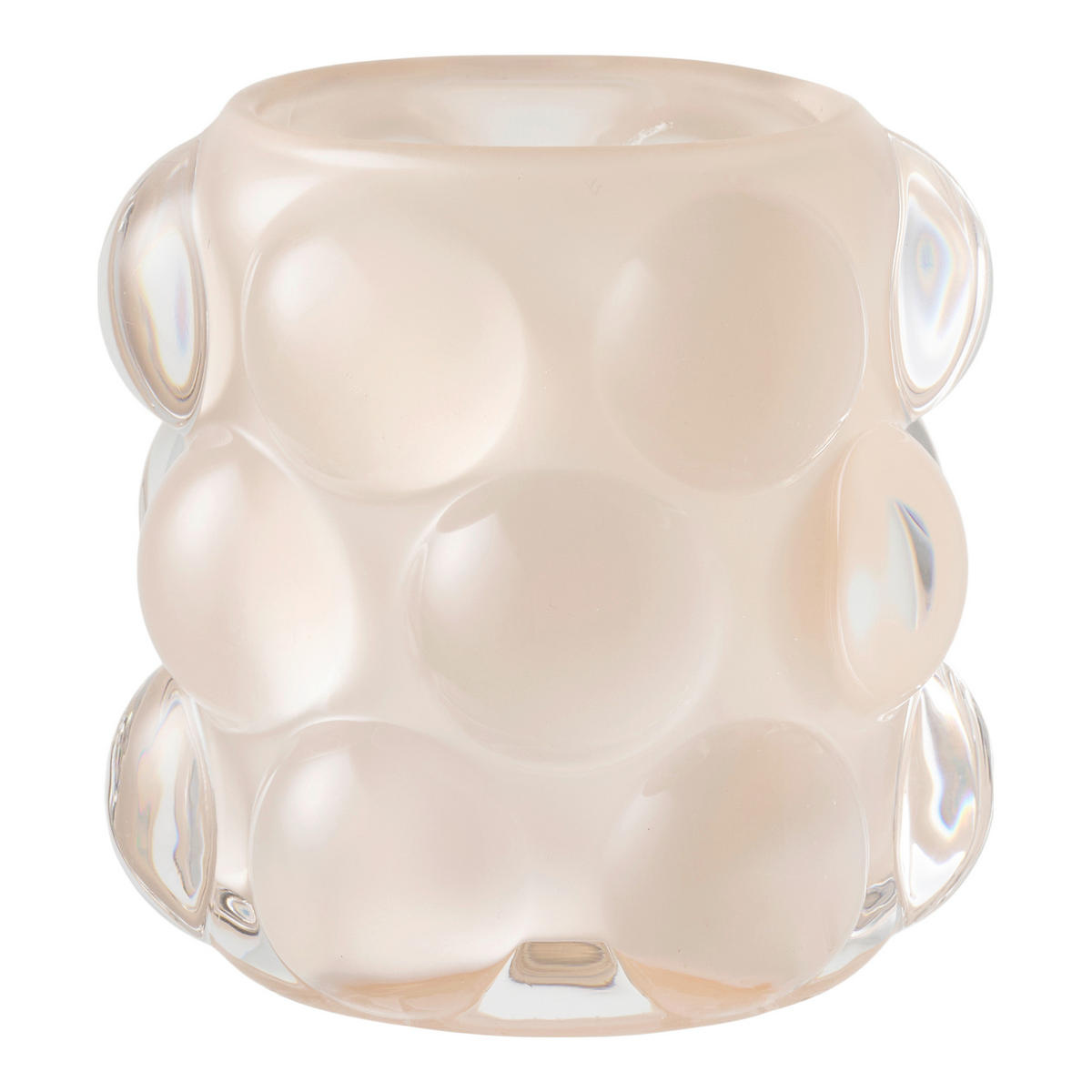 LJUSSTAKE SET  - beige/grön, Basics, glas