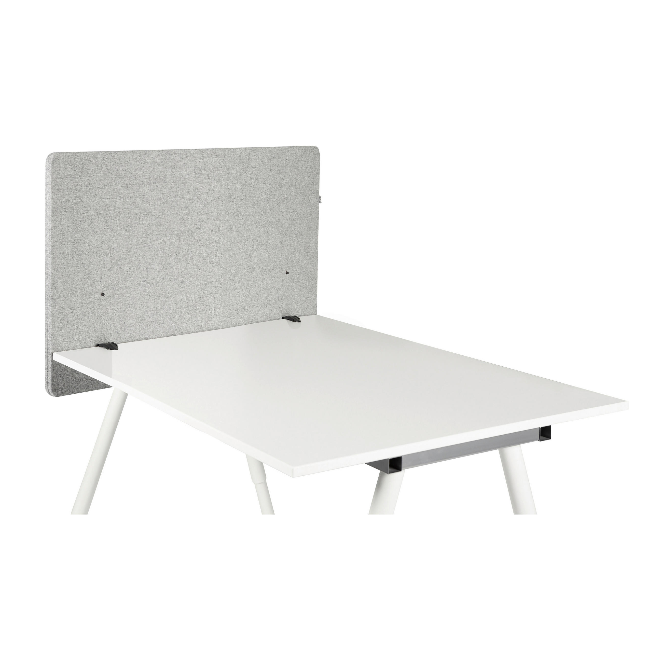 TRENNWAND Kunststoff, Textil Hellgrau  - Hellgrau, Basics, Kunststoff/Textil (80/62/2cm) - MID.YOU