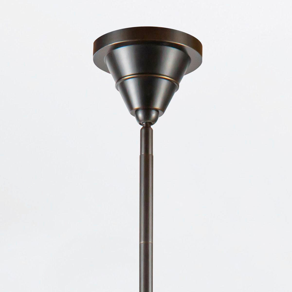 HÄNGELEUCHTE 103,1/37,6/136,5 cm  - Bronzefarben, KONVENTIONELL, Glas/Metall (103,1/37,6/136,5cm) - Elstead Lighting