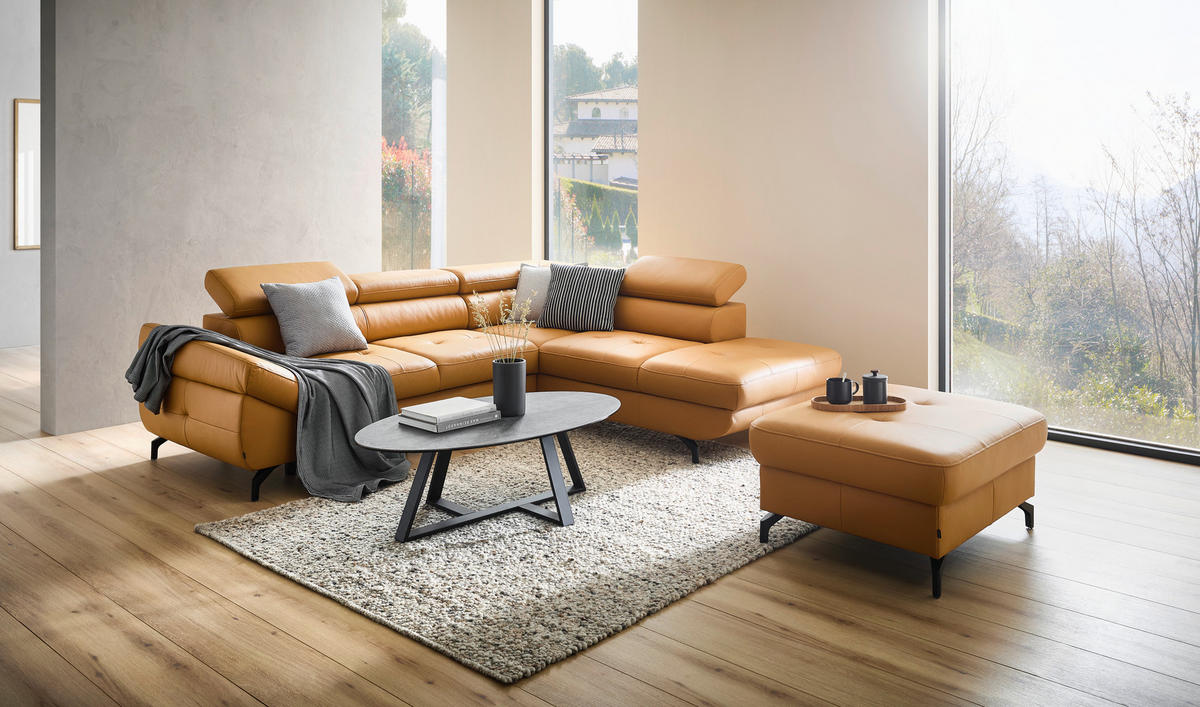 SOFFBORD i metall, glas, keramik 120/70/38 cm  - svart/grå, Design, metall/glas (120/70/38cm) - Novel