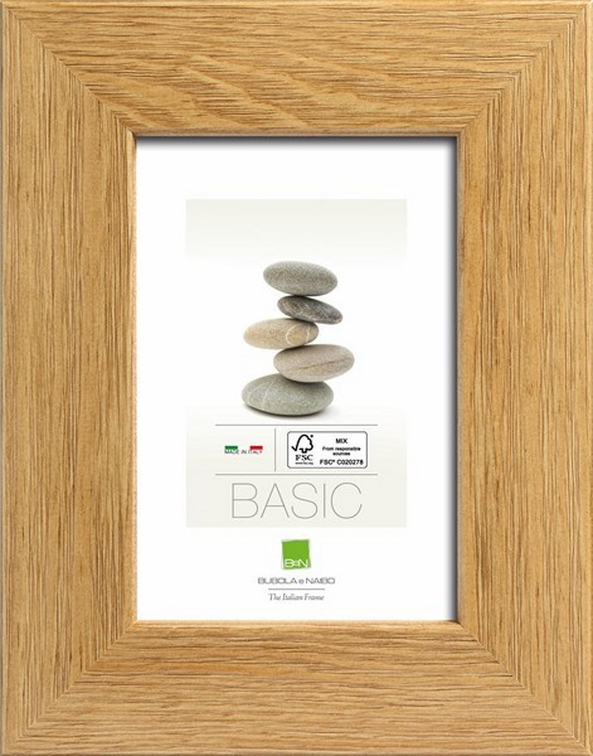 BILDERRAHMEN 75,4/55,4 cm  - Hellbraun, Basics, Holz (75,4/55,4cm)