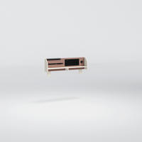 RAFT PENTRU BIROU in lemn 117/32/19 cm  - roz aprins/crem, Modern, lemn (117/32/19cm) - Cilek