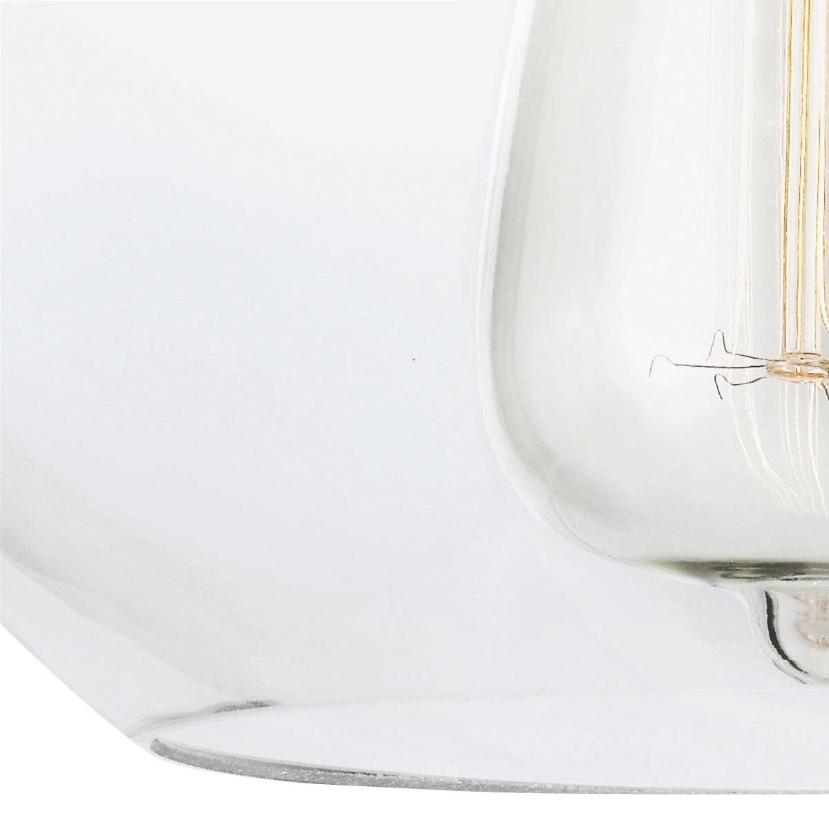 HÄNGELEUCHTE 21.6/44.5 cm    - Nickelfarben, Konventionell, Glas/Metall (21.6/44.5cm) - Elstead Lighting