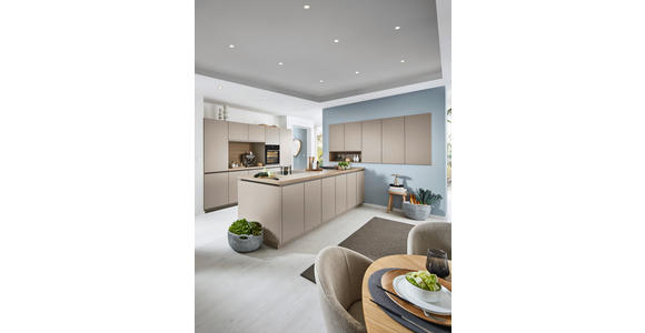 EINBAUKÜCHE - Lavagrau, Design, Holzwerkstoff - Dieter Knoll