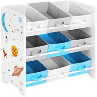 KINDERREGAL Weiß  - Weiß, Basics, Holzwerkstoff/Textil (62,5/60/29,5cm)
