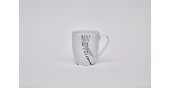 KOMBISERVICE Roma 62-teilig  - Schwarz/Weiß, Basics, Keramik - Novel