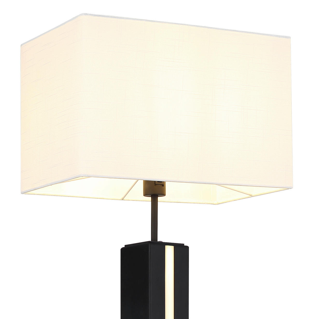 LED-STEHLEUCHTE Forest 40/27/150 cm  - Dunkelbraun/Schwarz, Design, Holzwerkstoff/Kunststoff (40/27/150cm) - Globo