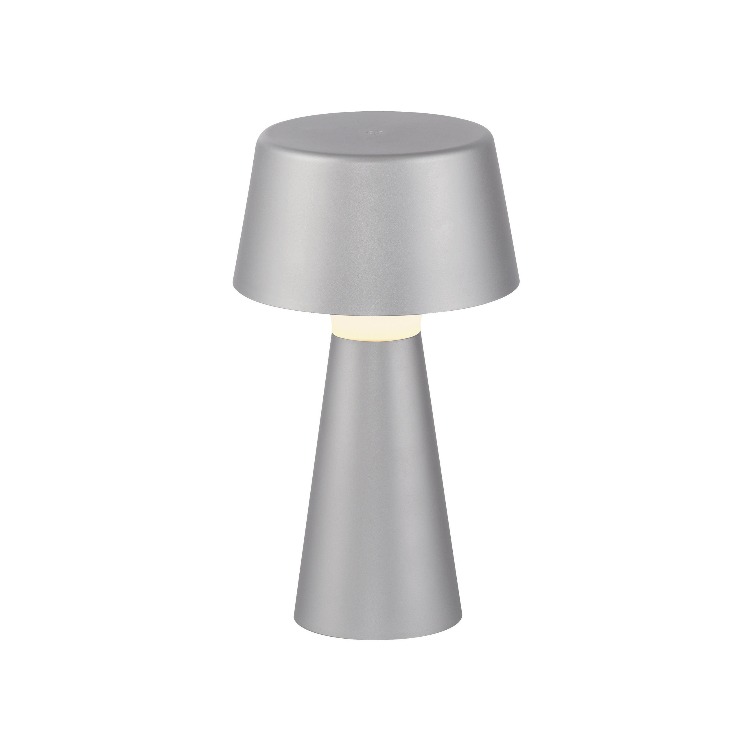 PUNJIVA STONA LAMPA - srebrna, Trendi, plastika (16/16/28,9cm)