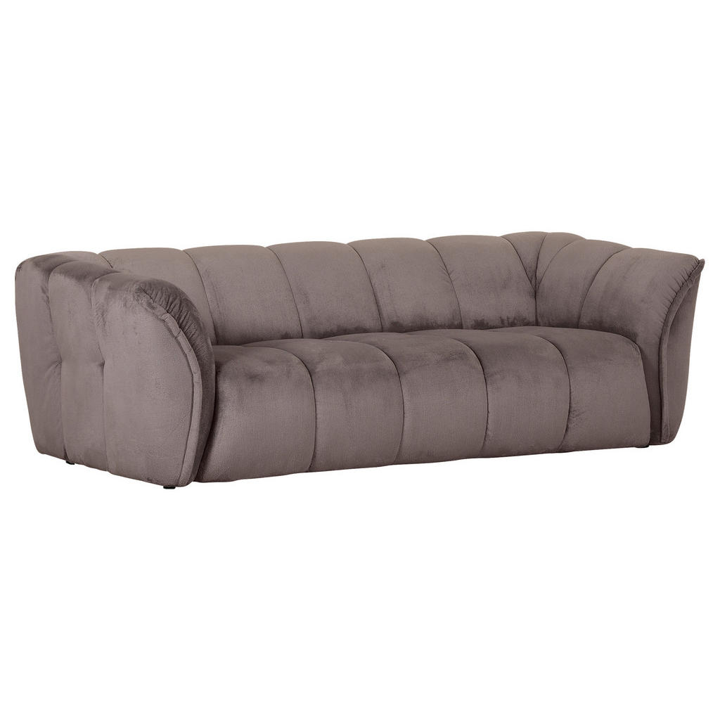 Thumbnail - Carryhome Bigsofa, Schlamm, Textil, 2-3-Sitzer, 220x67x106 cm, Rücken echt, Wohnzimmer, Sofas & Couches, Sofas, Bigsofas