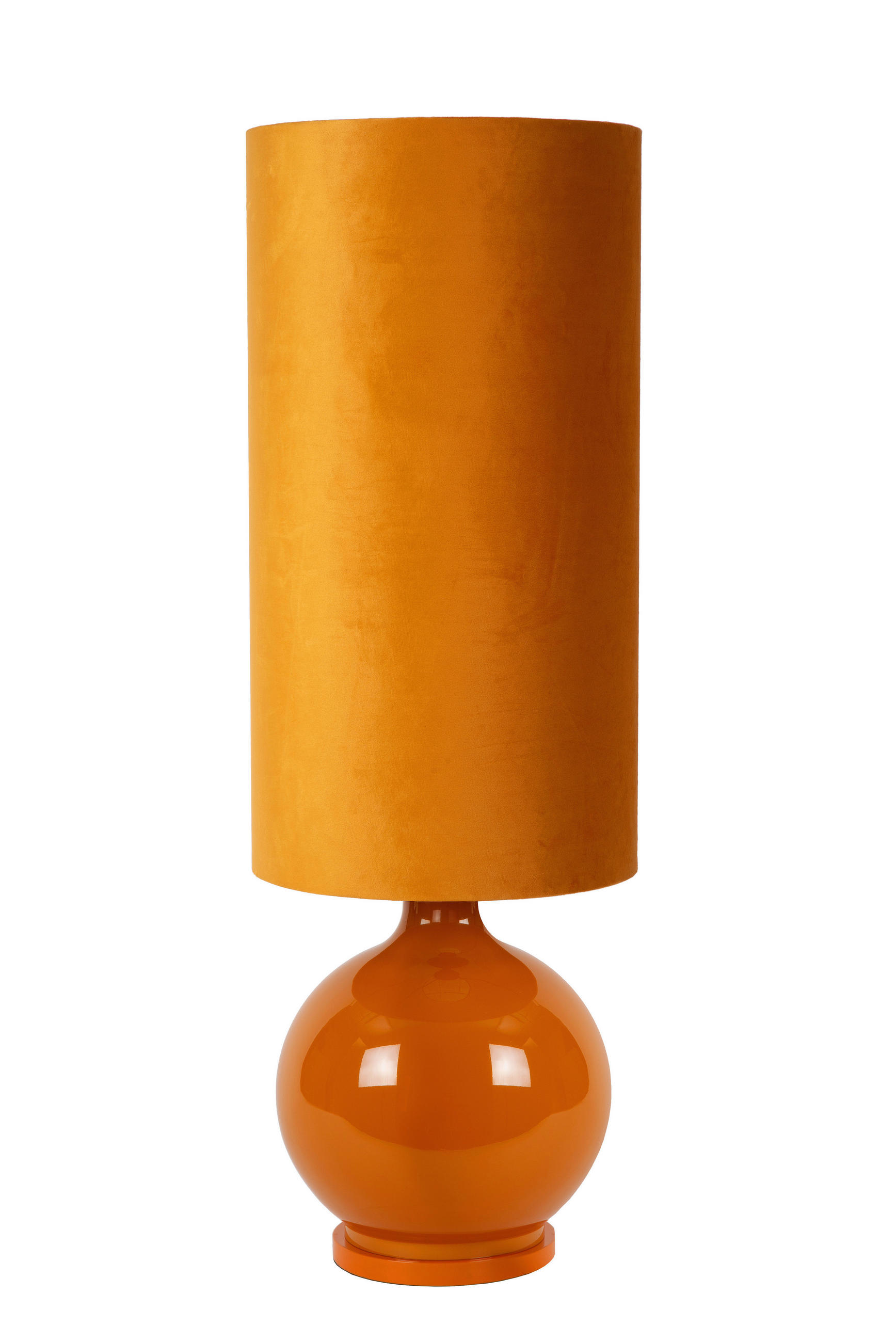 STEHLEUCHTE ESTERAD 34/34/100 cm  - Currygelb, KONVENTIONELL, Glas (34/34/100cm) - Lucide