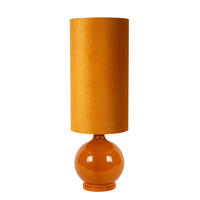 STEHLEUCHTE ESTERAD 34/34/100 cm  - Currygelb, KONVENTIONELL, Glas (34/34/100cm) - Lucide
