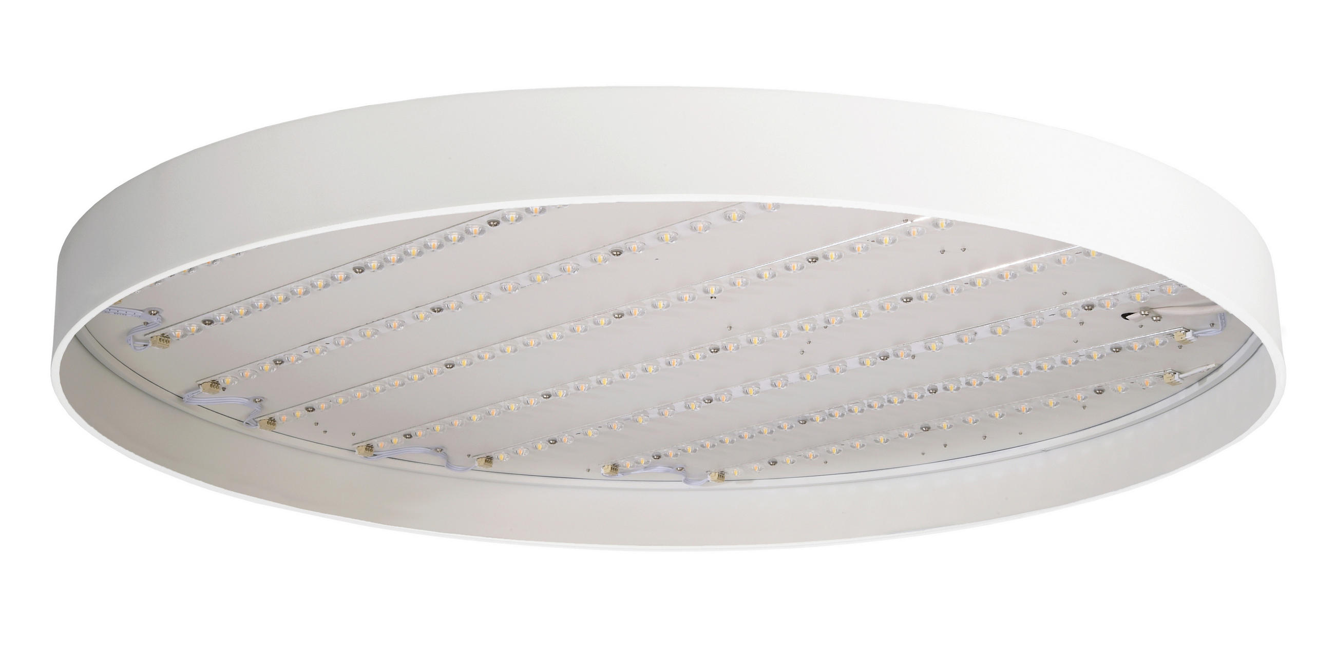 LED-DECKENLEUCHTE Menkar 80/80/9 cm   - Weiß, KONVENTIONELL, Metall (80/80/9cm)