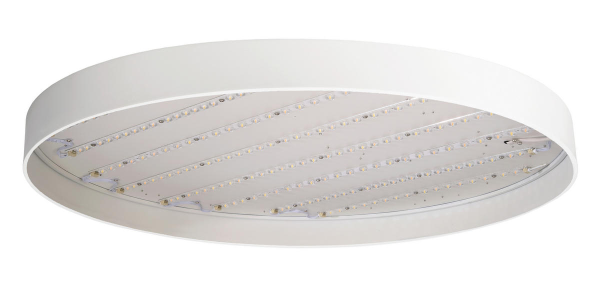 LED-DECKENLEUCHTE Menkar 80/80/9 cm   - Weiß, KONVENTIONELL, Metall (80/80/9cm)