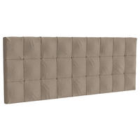 HUVUDGAVEL 180/65/4 cm  - sandfärgad, Klassisk, trä/textil (180/65/4cm) - Ekens