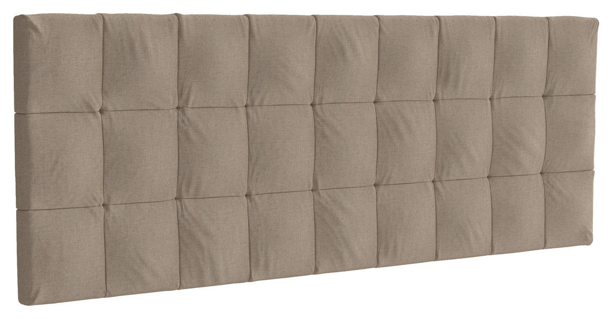 HUVUDGAVEL 180/65/4 cm  - sandfärgad, Klassisk, trä/textil (180/65/4cm) - Ekens