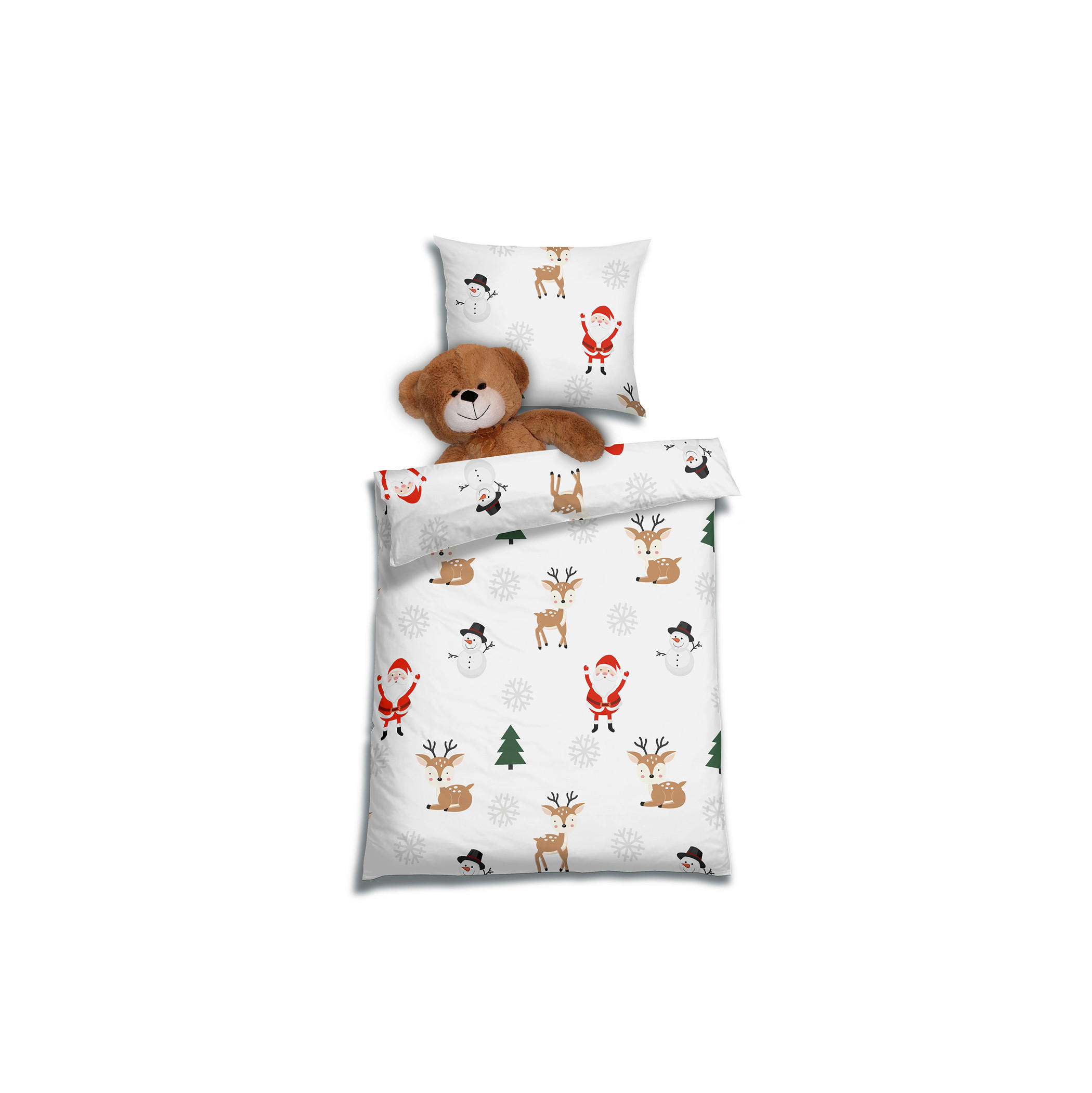 KINDERBETTWÄSCHE Flanell 100/135 cm  - Weiß, Basics, Textil (100/135cm) - Florella