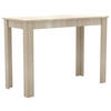 ESSTISCH in Holzwerkstoff   - Weiss/Sonoma Eiche, Modern, Holzwerkstoff (110/76/50cm) - MID.YOU