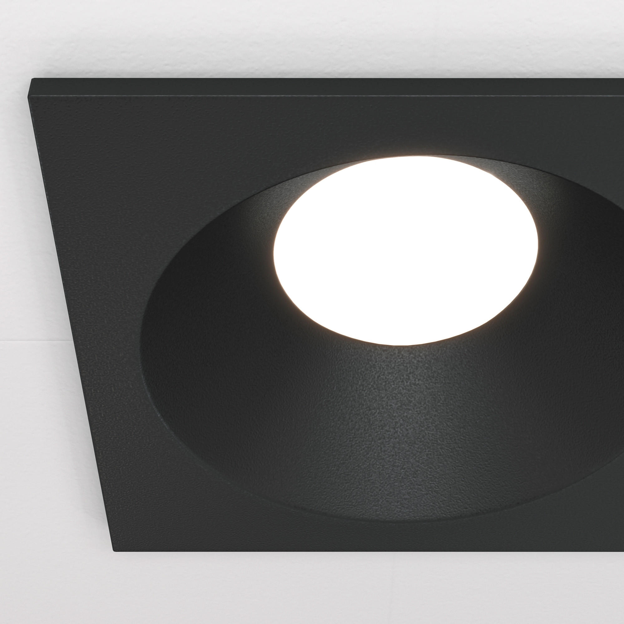 DECKENLEUCHTE    8,5/8,5/4,5 cm  - Schwarz, Trend, Metall (8,5/8,5/4,5cm) - MAYTONI