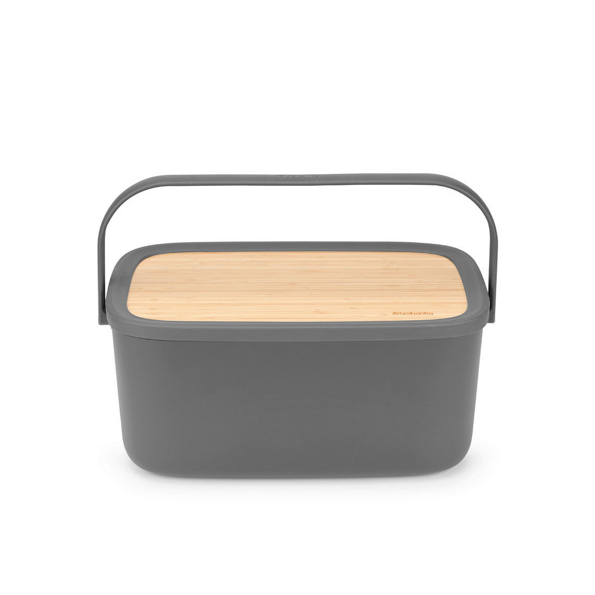 POSODA ZA KRUH   39.5/16.3/25.5 cm           - temno siva, Design, umetna masa/les (39.5/16.3/25.5cm) - Brabantia