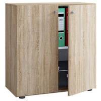 AKTENSCHRANK Sonoma Eiche  - Sonoma Eiche, Basics, Holzwerkstoff (70/74/39cm) - P & B