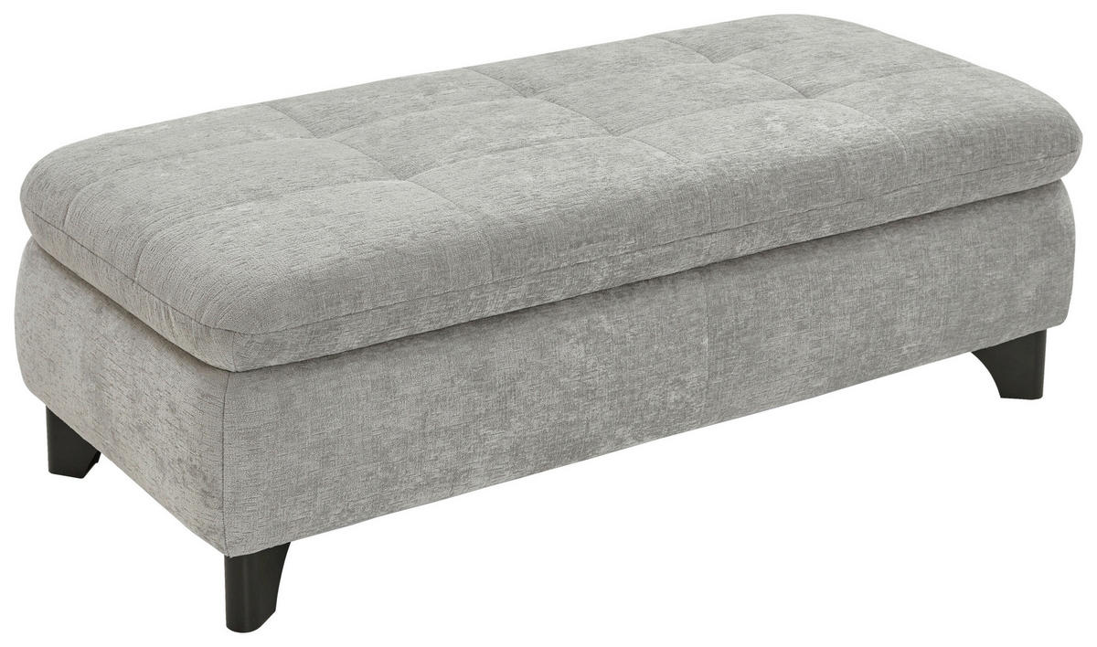 PALL i textil ljusgrå  - ljusgrå/svart, Klassisk, metall/textil (60/45/60cm) - MID.YOU