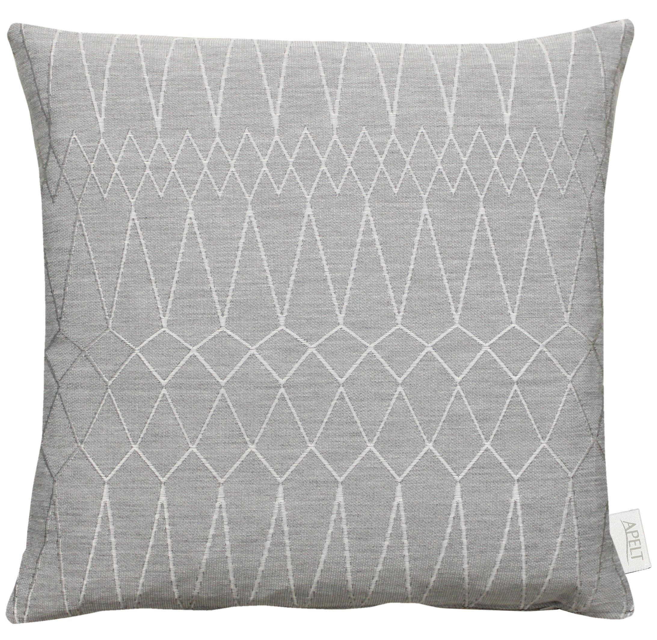 KISSENHÜLLE TEATRO 46/46 cm  - Silberfarben/Hellgrau, Basics, Textil (46/46cm) - Ambiente