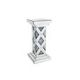 BEISTELLTISCH in Glas, Holzwerkstoff 30,8/30,8/71 cm - Silberfarben, Trend, Glas/Holzwerkstoff (30,8/30,8/71cm) - Ambia Home