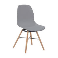 STUHL-SET 2 Stück  in Eisen  - Grau, LIFESTYLE, Holz/Kunststoff (45/82/53,5cm) - Kayoom
