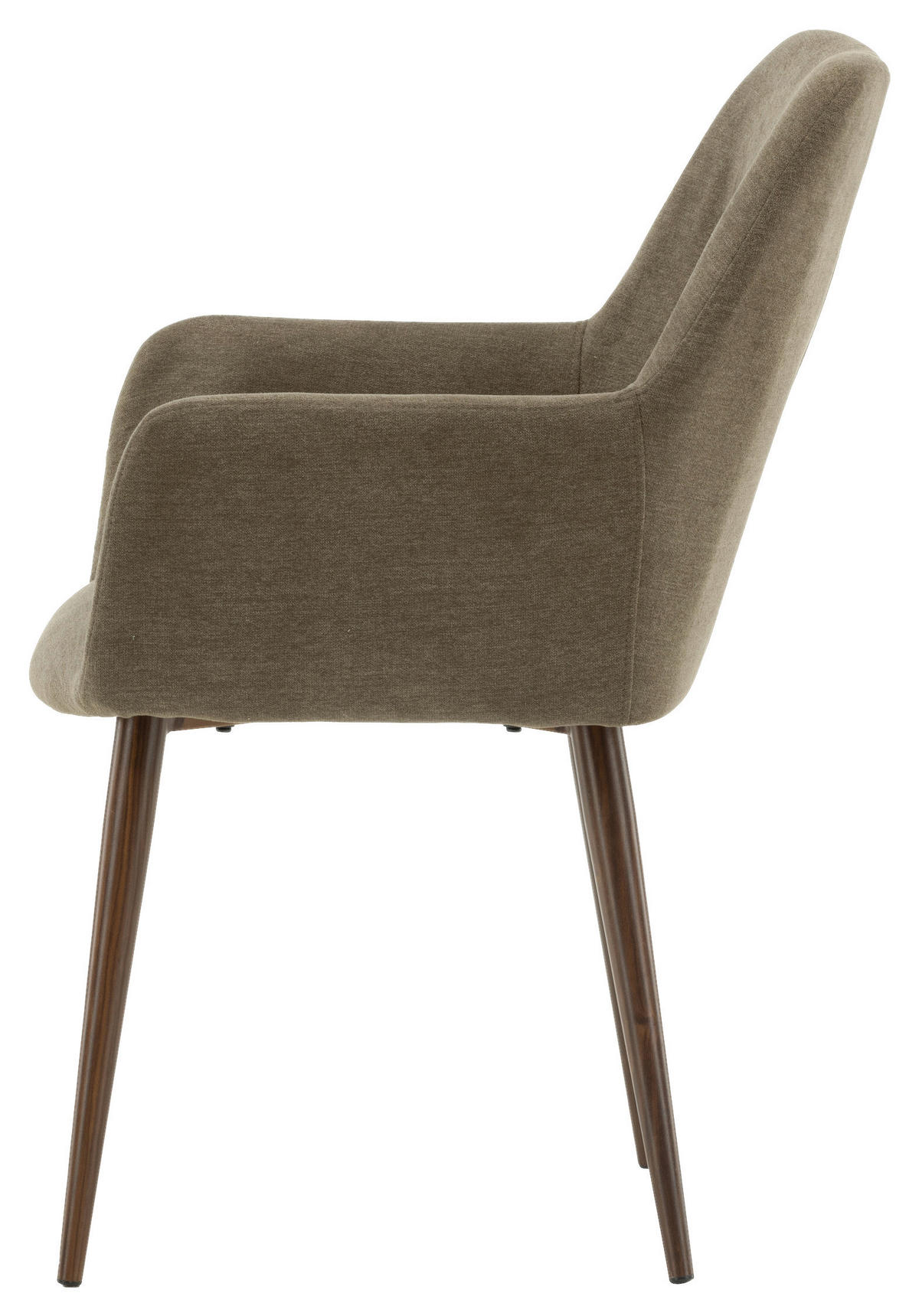 STOLSET stål flatväv  - mörkgrå/brun, Design, metall/textil (60/90/62cm) - Livetastic