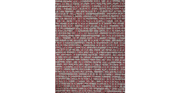 ARMLEHNSTUHL in Eisen Leinenoptik Echtleder pigmentiert - Rot/Schwarz, Design, Leder/Textil (60/80,5/62cm) - Novel