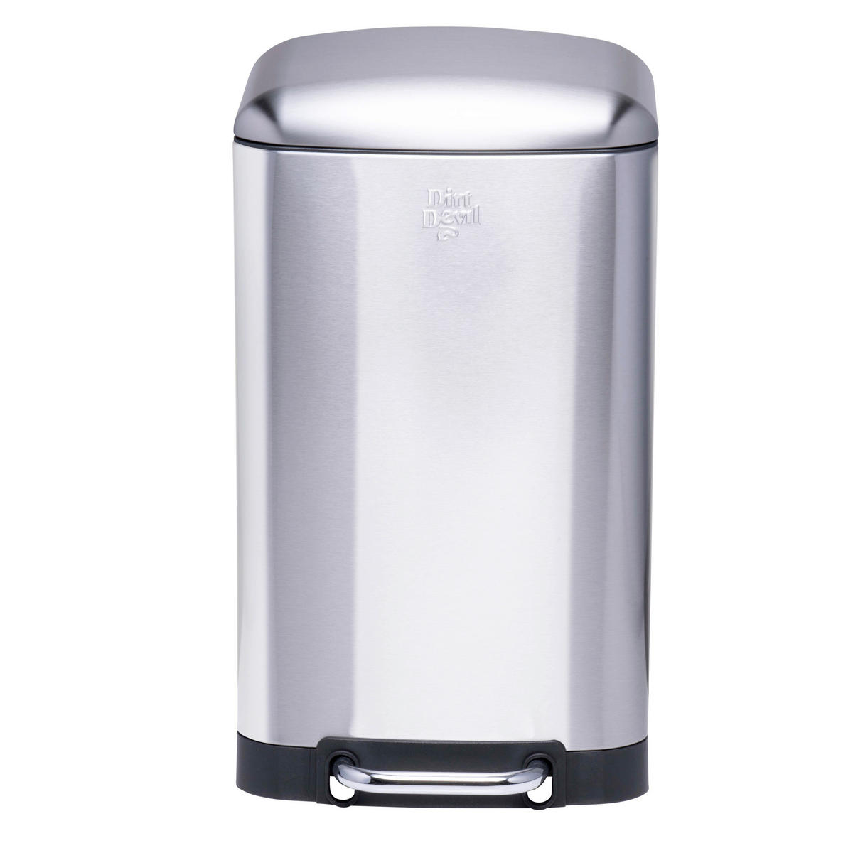 TRETEIMER 20 L  - Chromfarben/Schwarz, Basics, Kunststoff/Metall (30/29/53cm) - Dirt Devil