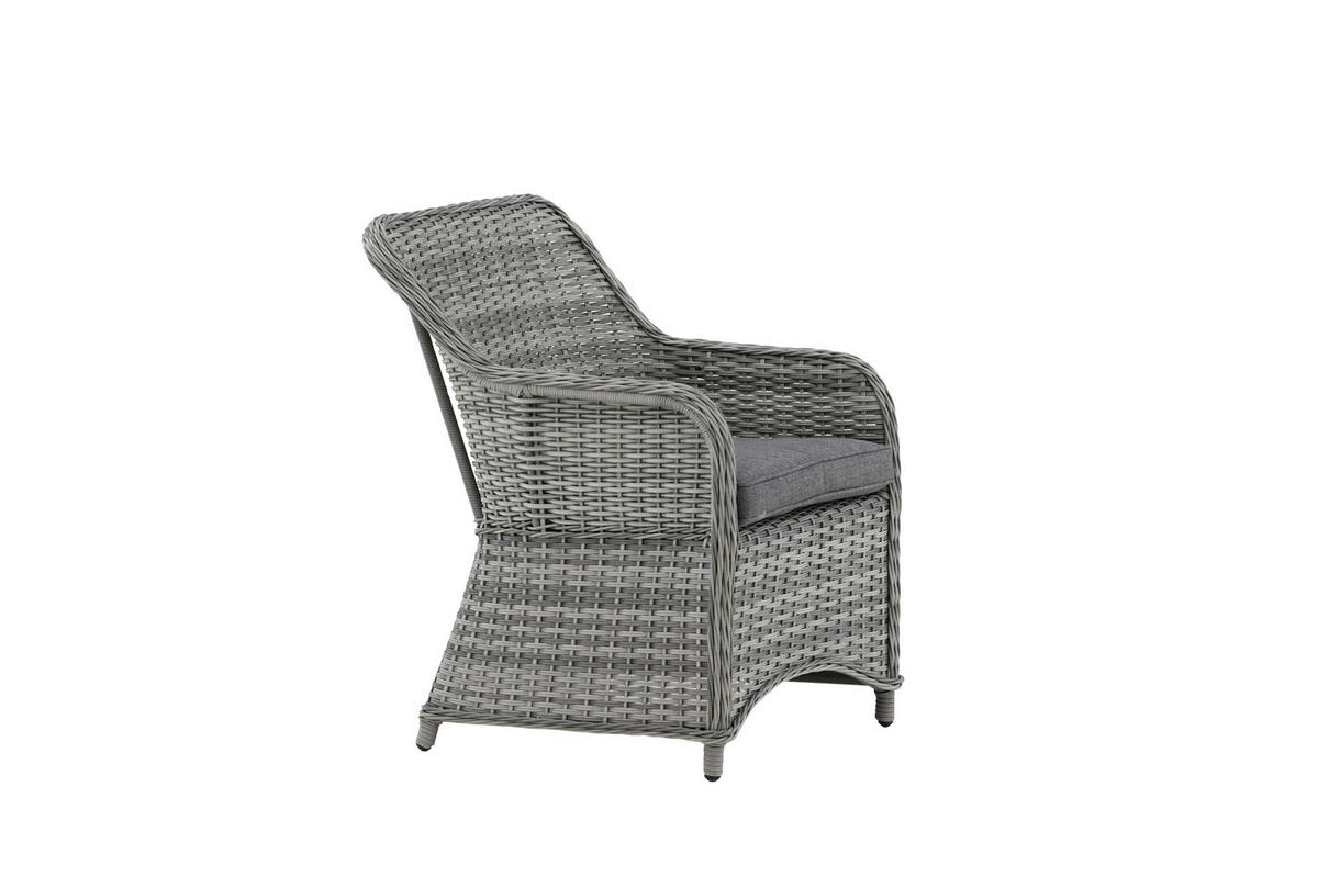 UTESTOLAR SET i metall, textil grå  - grå, Klassisk, metall/textil (65/92/75cm) - Gardenson