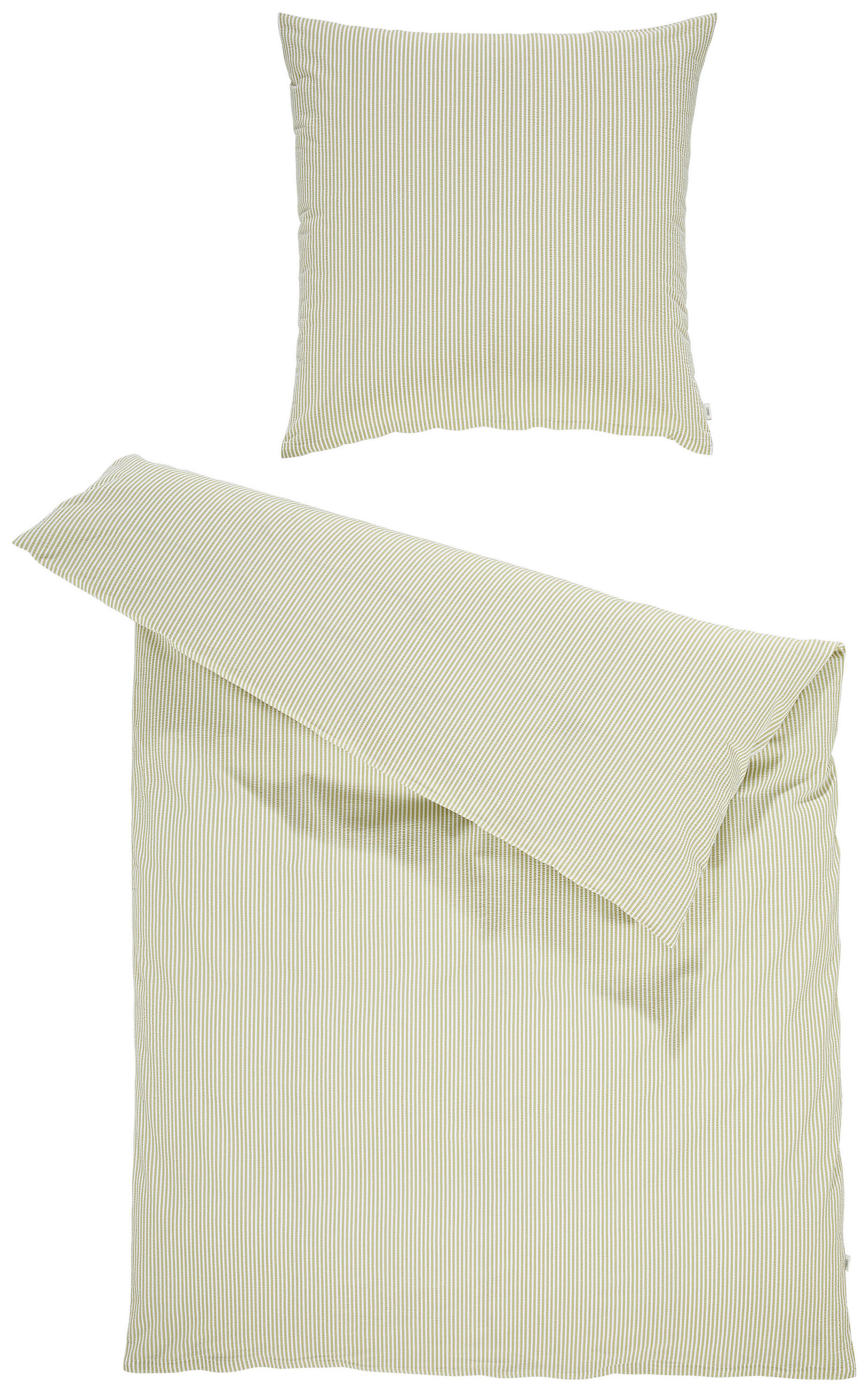 Esprit Bettwäsche Bente Grün, Limette 155x220 cm