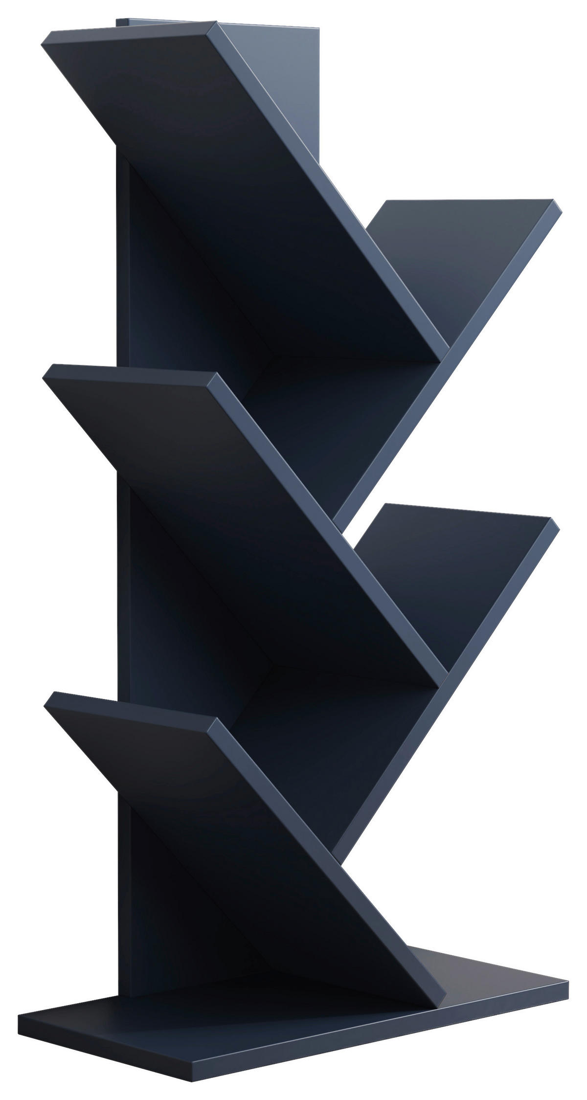 REGAL  Anthrazit  - Anthrazit, Design, Holzwerkstoff (40/77/20cm) - MID.YOU