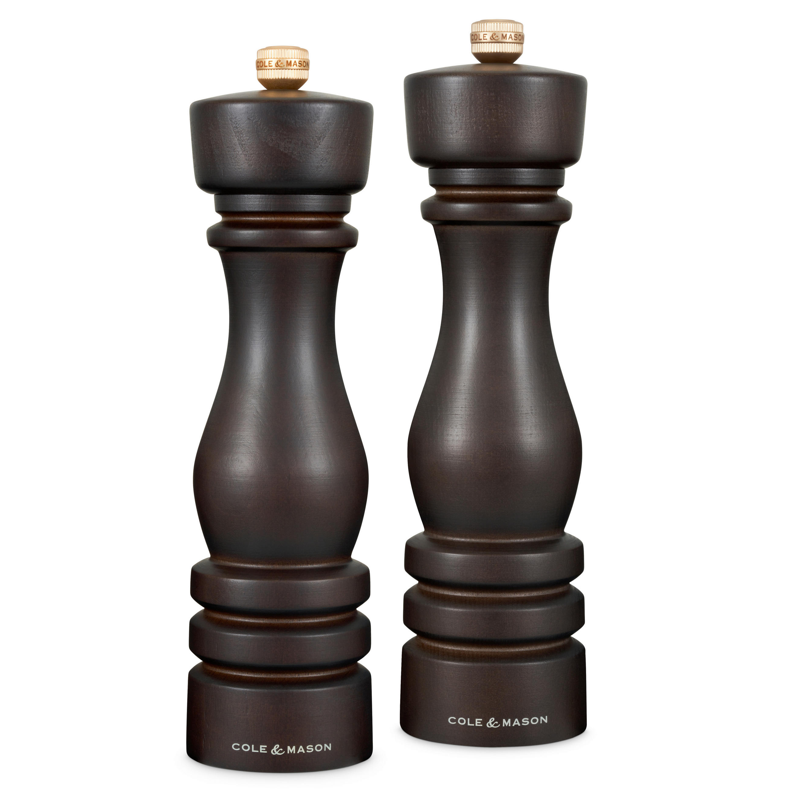 SALZ- UND PFEFFERMÜHLE  - Dunkelbraun, Basics, Keramik/Holz (19,2/26/7,2cm) - Cole & Mason