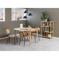ESSTISCH in Holz, Holzwerkstoff  - Naturfarben, MODERN, Holz/Holzwerkstoff (115-154/75/115cm) - MID.YOU
