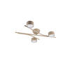 DECKENLEUCHTE Coda 61,5/46,5/11 cm   - Beige/Weiß, Design, Metall (61,5/46,5/11cm) - Trio Leuchten