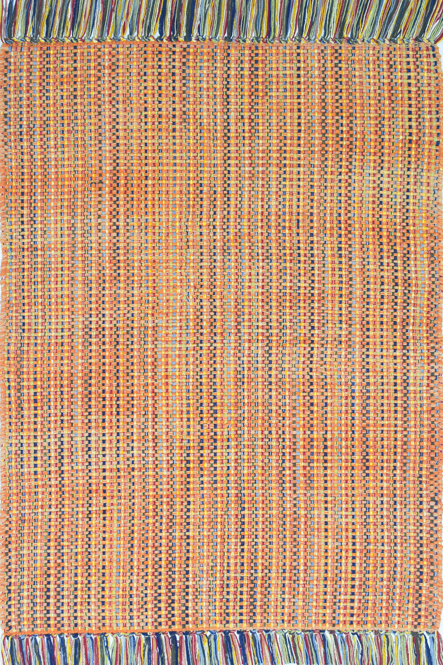 RUČNO TKANI TEPIH  višebojna     - višebojna, Dizajnerski, tekstil (60/90cm)
