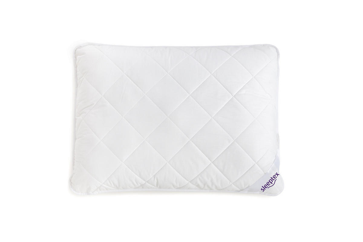 JASTUK PROŠIVENI 60/80 cm   SPRING  - bijela, Konvencionalno, tekstil (60/80cm) - Sleeptex