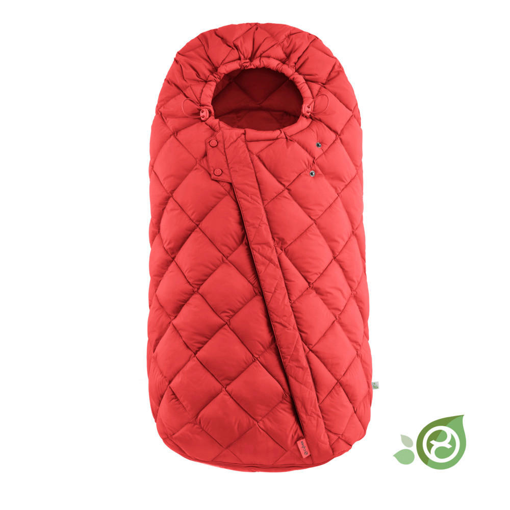 FUßSACK Snogga 2  - Rot, Basics, Textil (90/50/20cm) - cybex GOLD