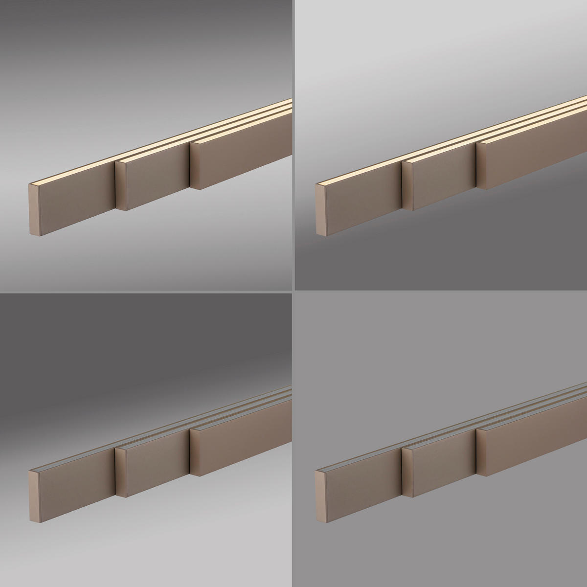 LED-HÄNGELEUCHTE 179/5,8/180 cm    - Bronzefarben, Design, Metall (179/5,8/180cm) - Paul Neuhaus