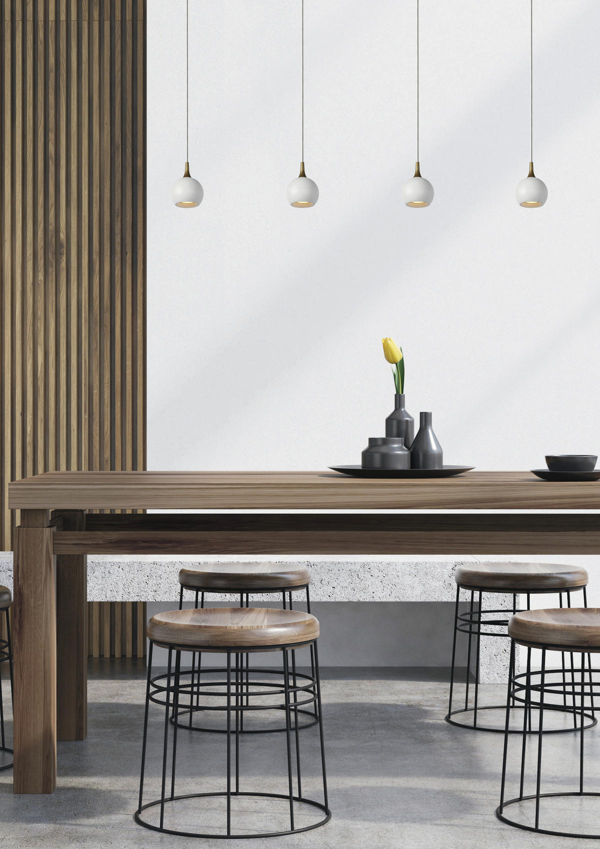 LED-HÄNGELEUCHTE Favori 100/10/100 cm  - Weiß, Design, Metall (100/10/100cm) - Lucide