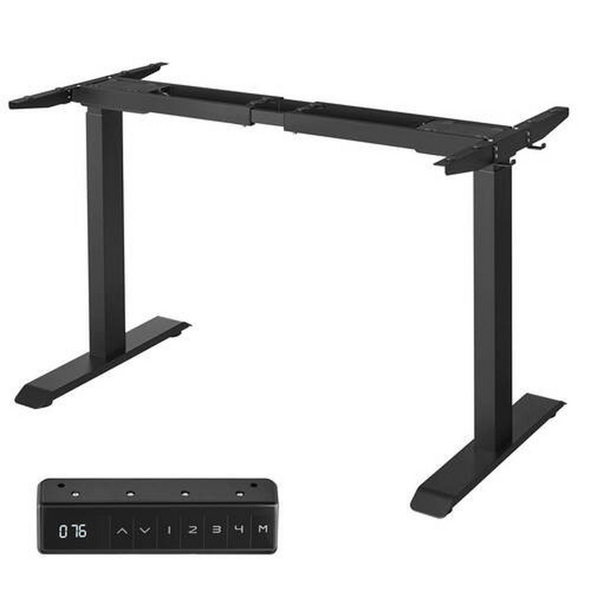 SCHREIBTISCHBEINE  in Schwarz  - Schwarz, Basics, Metall (107,5-175/69-115/60cm) - Boxxx