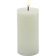LED-KERZE 7,5/15 cm  - Creme, LIFESTYLE, Kunststoff/Paraffin (7,5/15cm) - Ambia Home